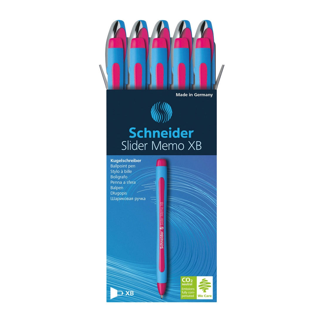 Memo Ballpoint Pens XB, Box of 10