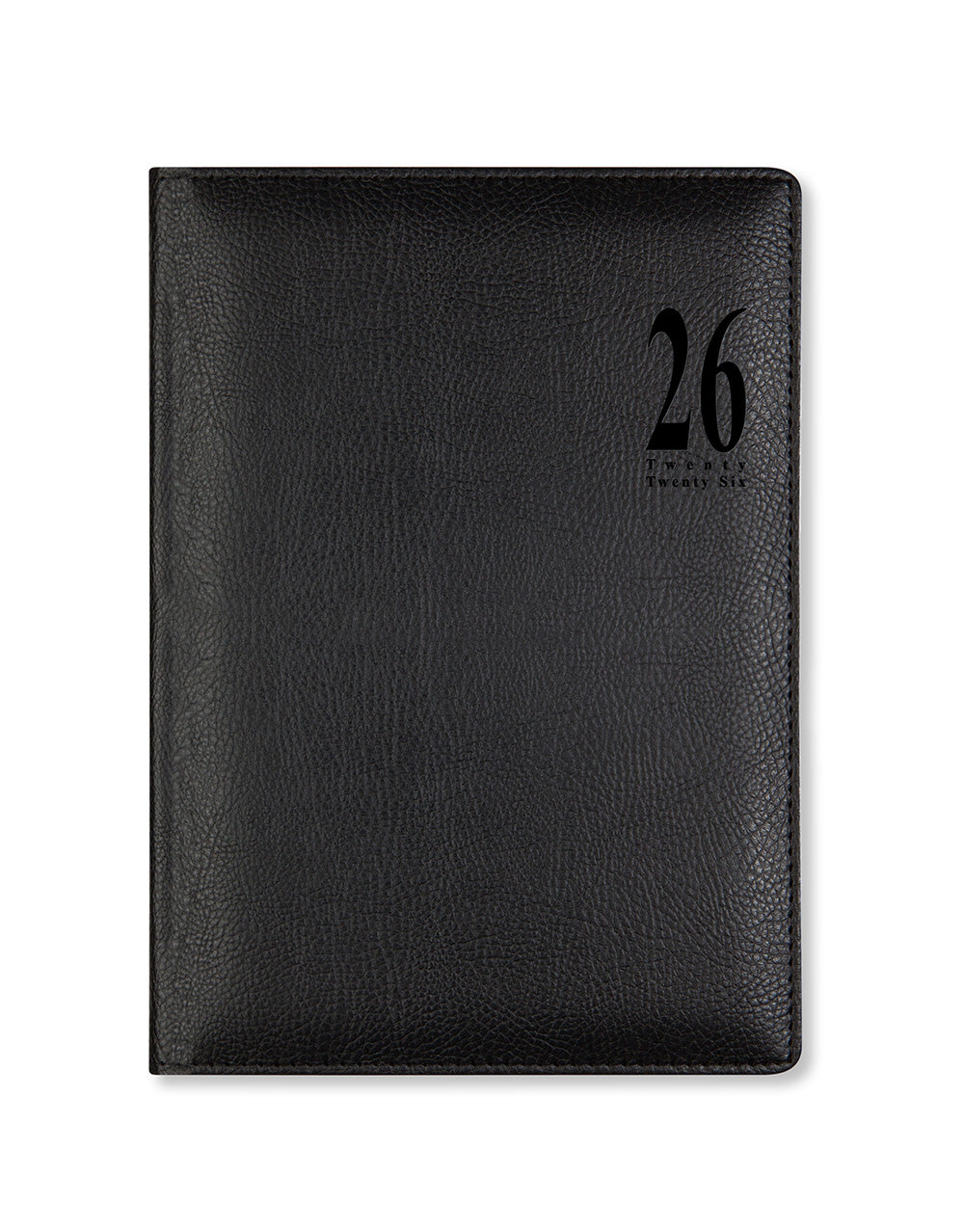 Letts of London Milano A5 Week to View Planner 2026 - Multilanguage Black 26-080569 #color_black