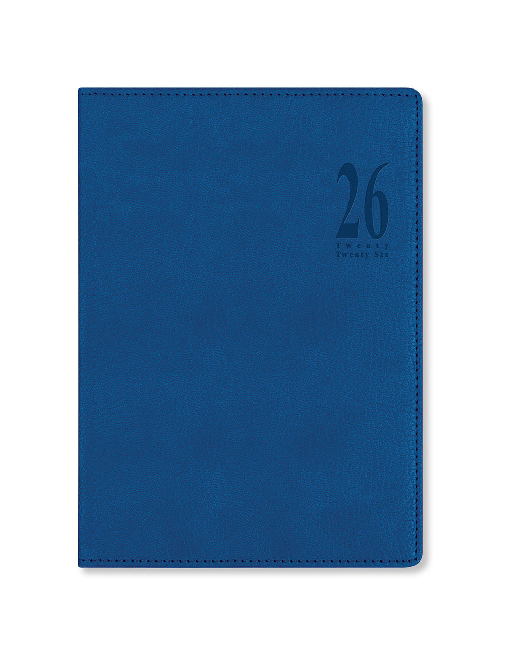 Letts of London Milano A5 Week to View Planner 2026 - Multilanguage Blue 26-080570 #color_blue