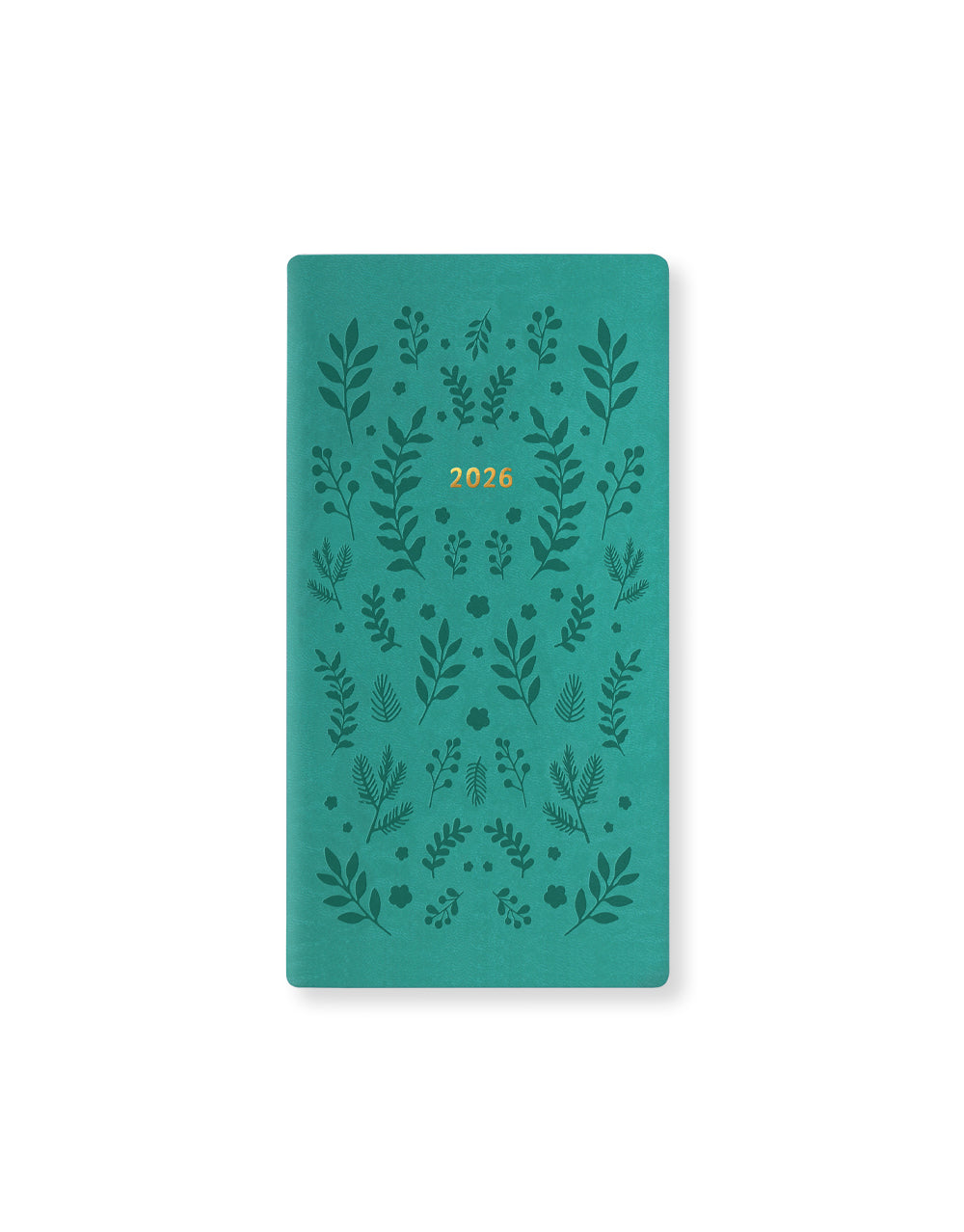 Letts of London Woodland Slim Week to View Planner 2026 - Multilanguage Green 26-082545 #color_woodland-green