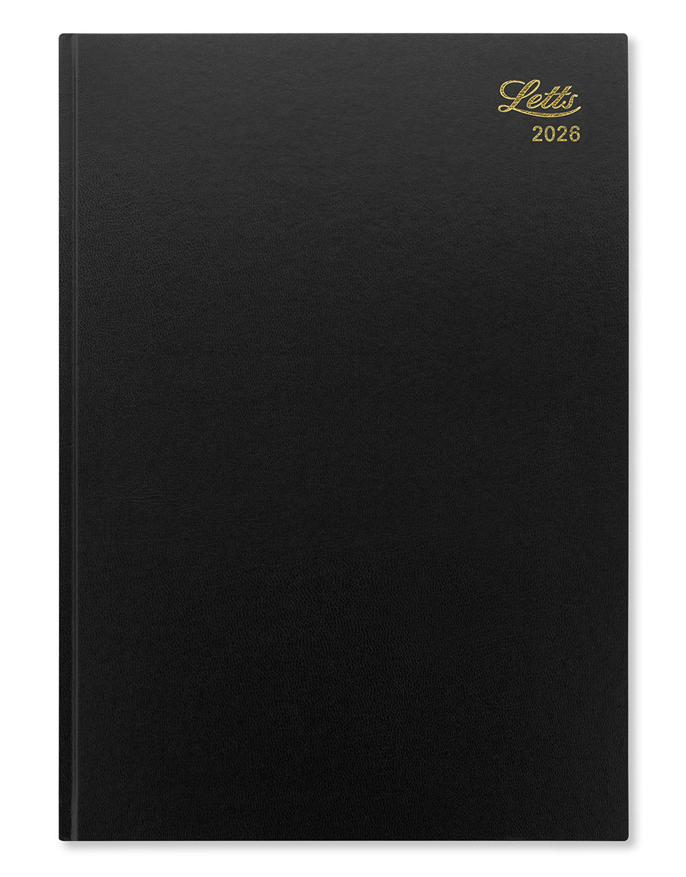 Letts of London Standard A4 Day to a Page Planner 2026 - English Black 26-C10ZBK #color_black