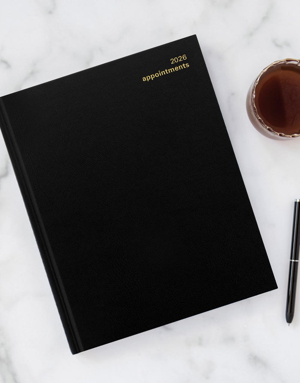 Letts of London Principal Quarto Week to View Planner with Appointments 2026 - English 26-C30YABK #color_black