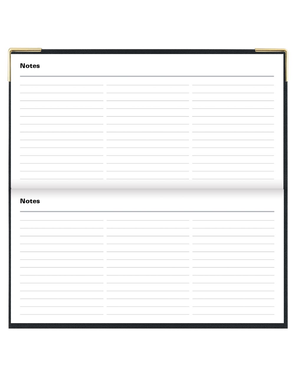 Letts Classic Slim Landscape Week to View Planner with Appointments and Planners 2026 - English 26-C32SBK #color_black