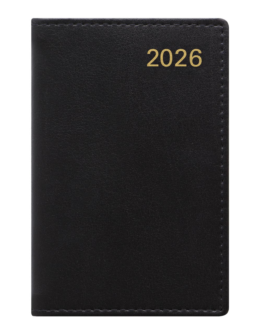 Letts of London Belgravia Mini Pocket Week to View Leather Diary with Planners 2026 - English 26-C33EBK #color_black