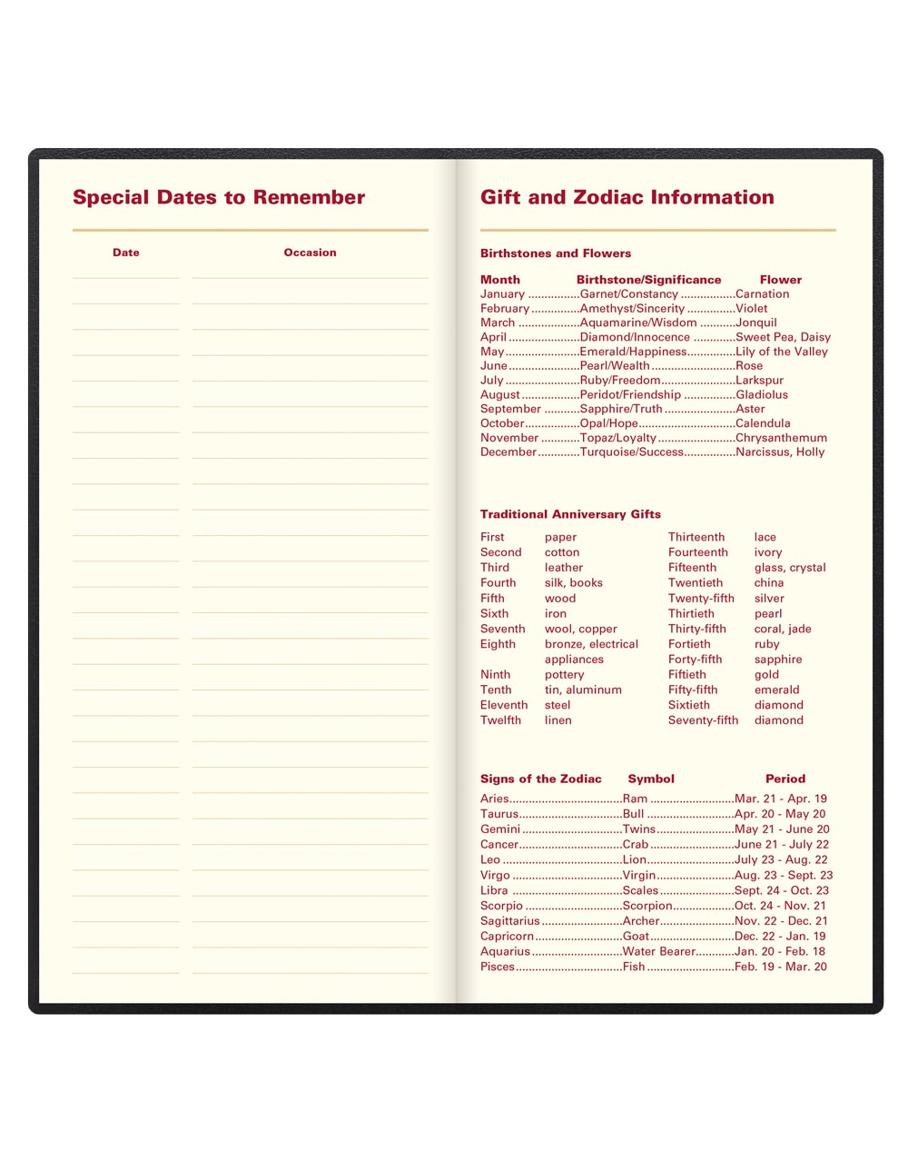 Letts of London Belgravia Slim Landscape Week to View Leather Diary with Appointments and Planners 2026 Black 26-C33SBK #color_black