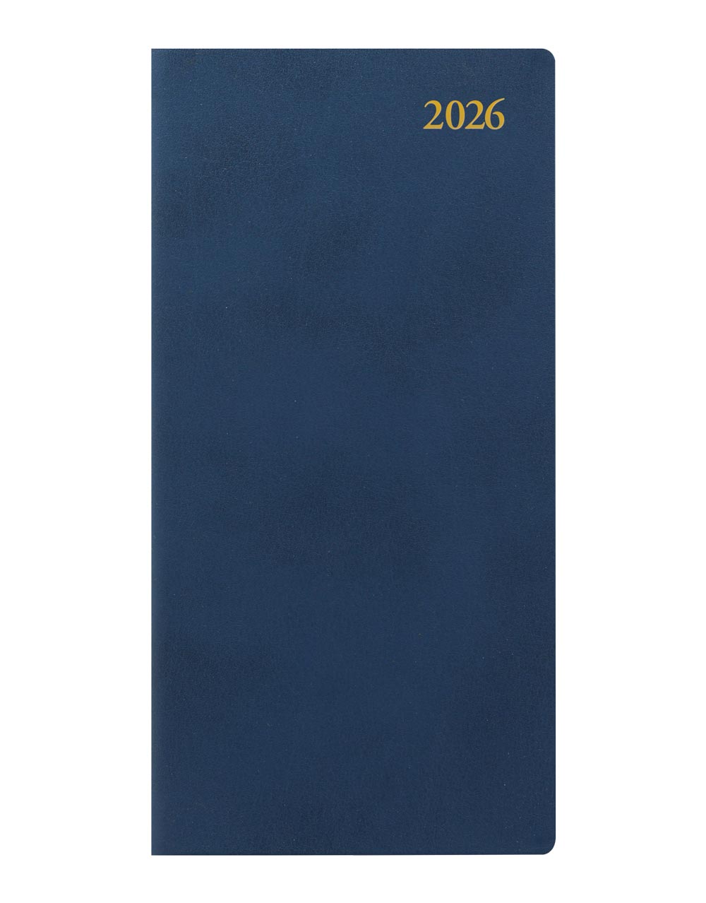 Letts of London Signature Slim Week to View Leather Diary with Planners 2026 - English Blue 26-C38SUBE #color_blue