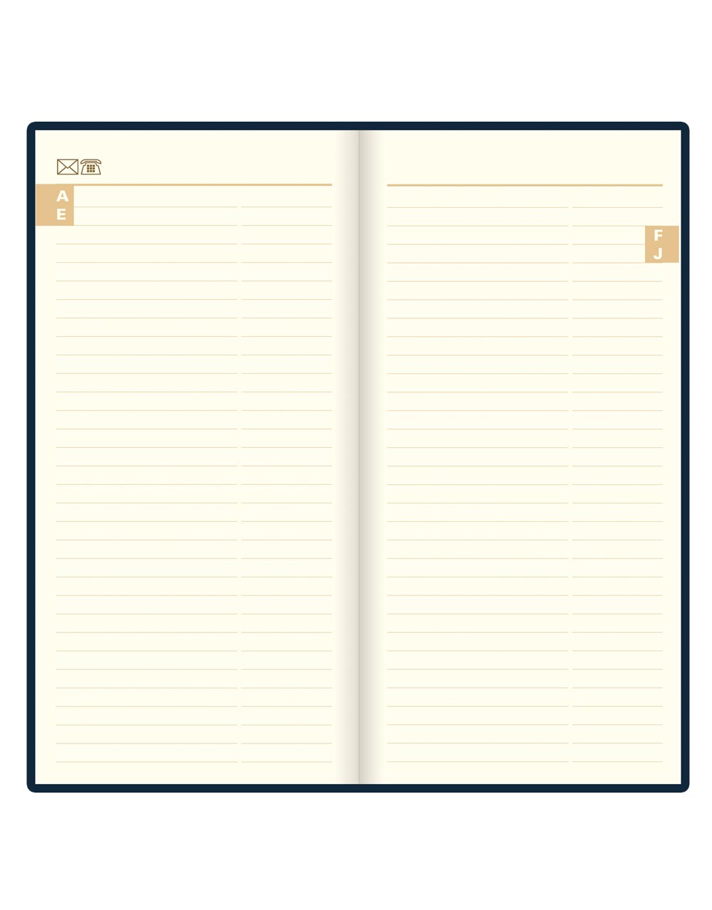 Letts of London Signature Slim Week to View Leather Diary with Planners 2026 - English Blue 26-C38SUBE #color_blue