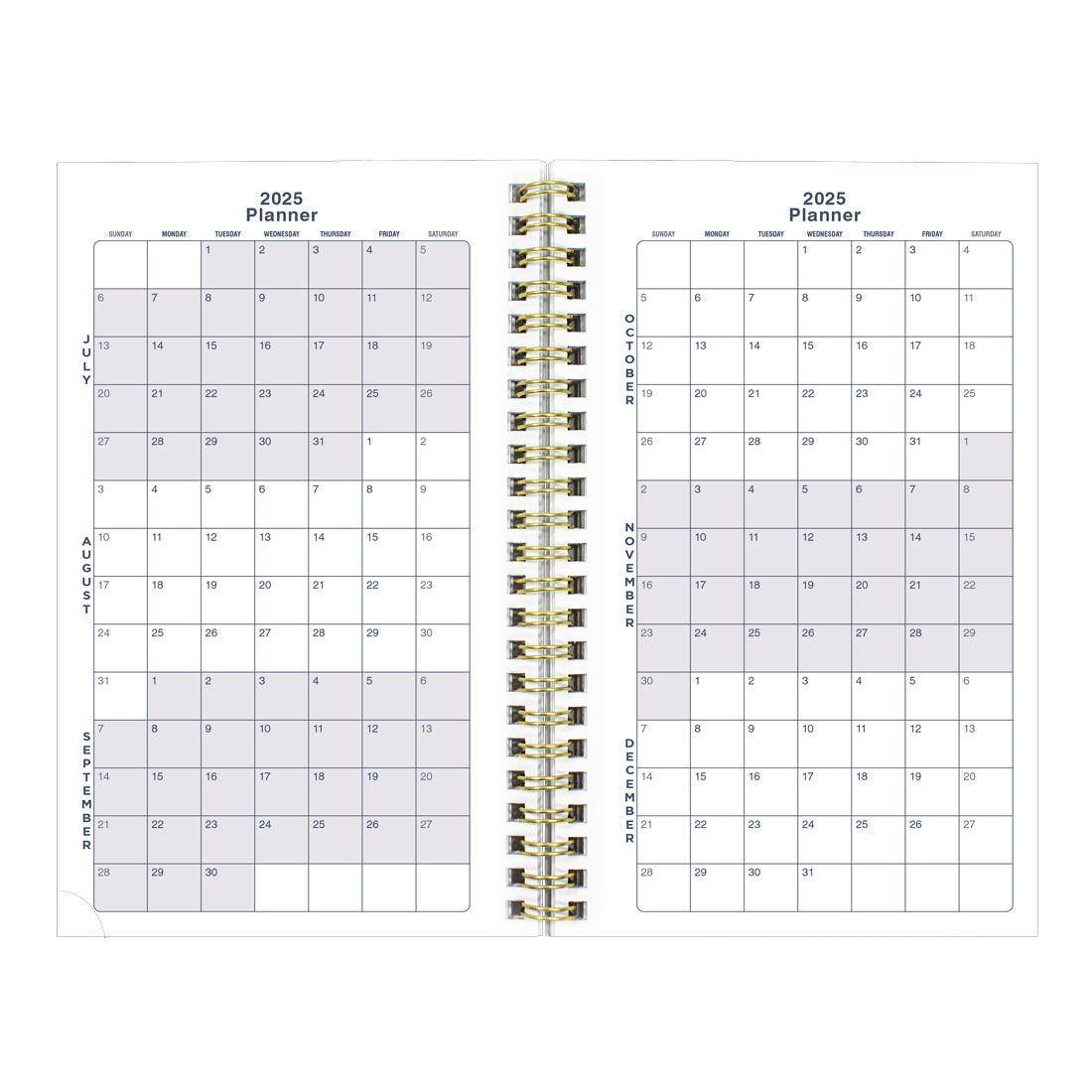 Academic Weekly Planner, Animal, 2025-2026, Blueline CA114PA-26 #color_dog