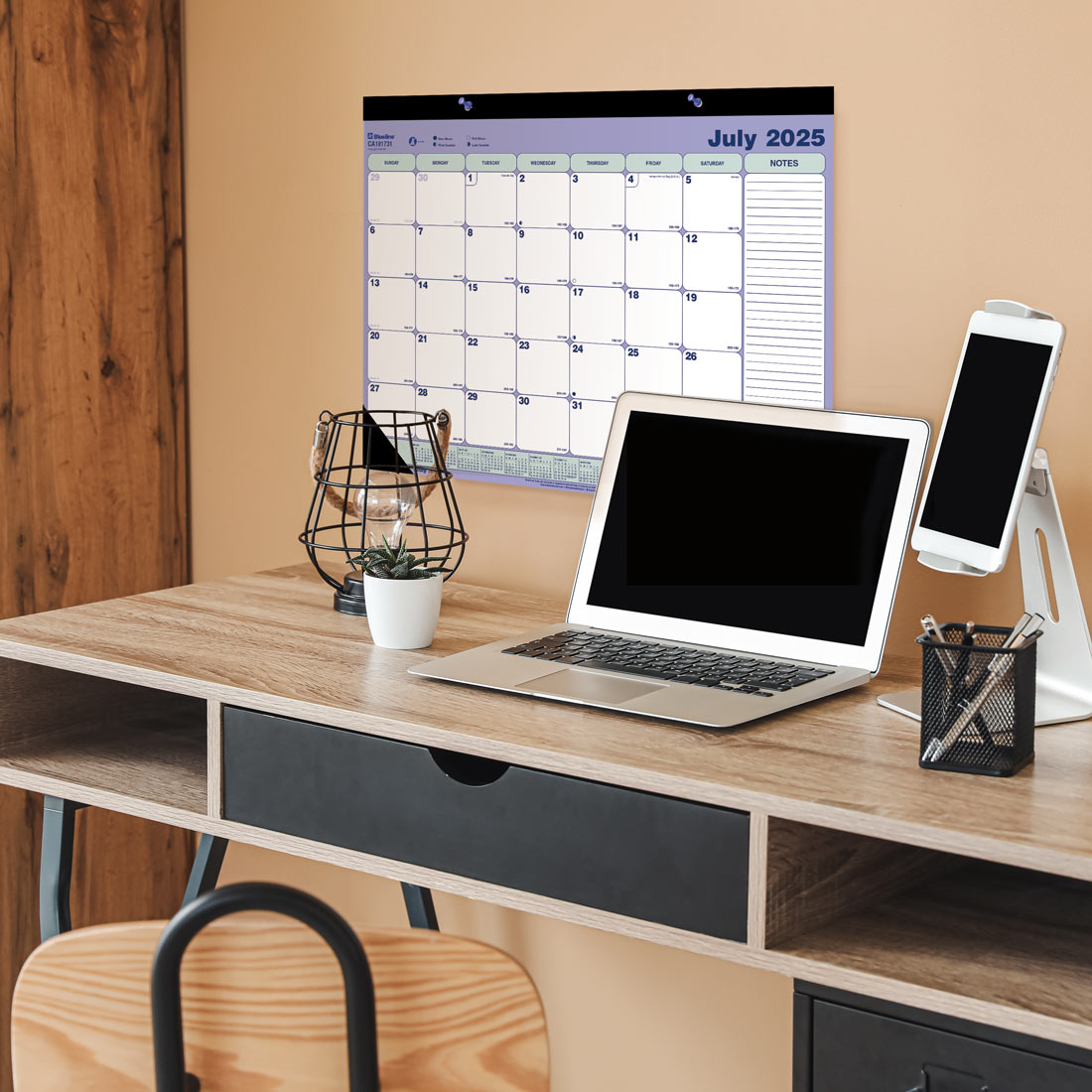 Academic Monthly Desk Pad, 13 Months, 2025-2026, Brownline CA181731-26 #color_default-title