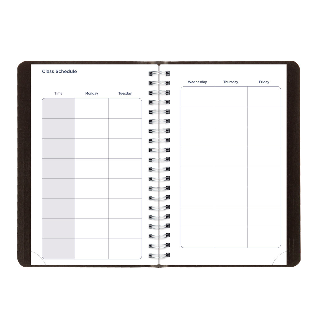 Academic Daily Planner, Classic Black, 2025-2026, Blueline CA201.BLK-26 #color_black