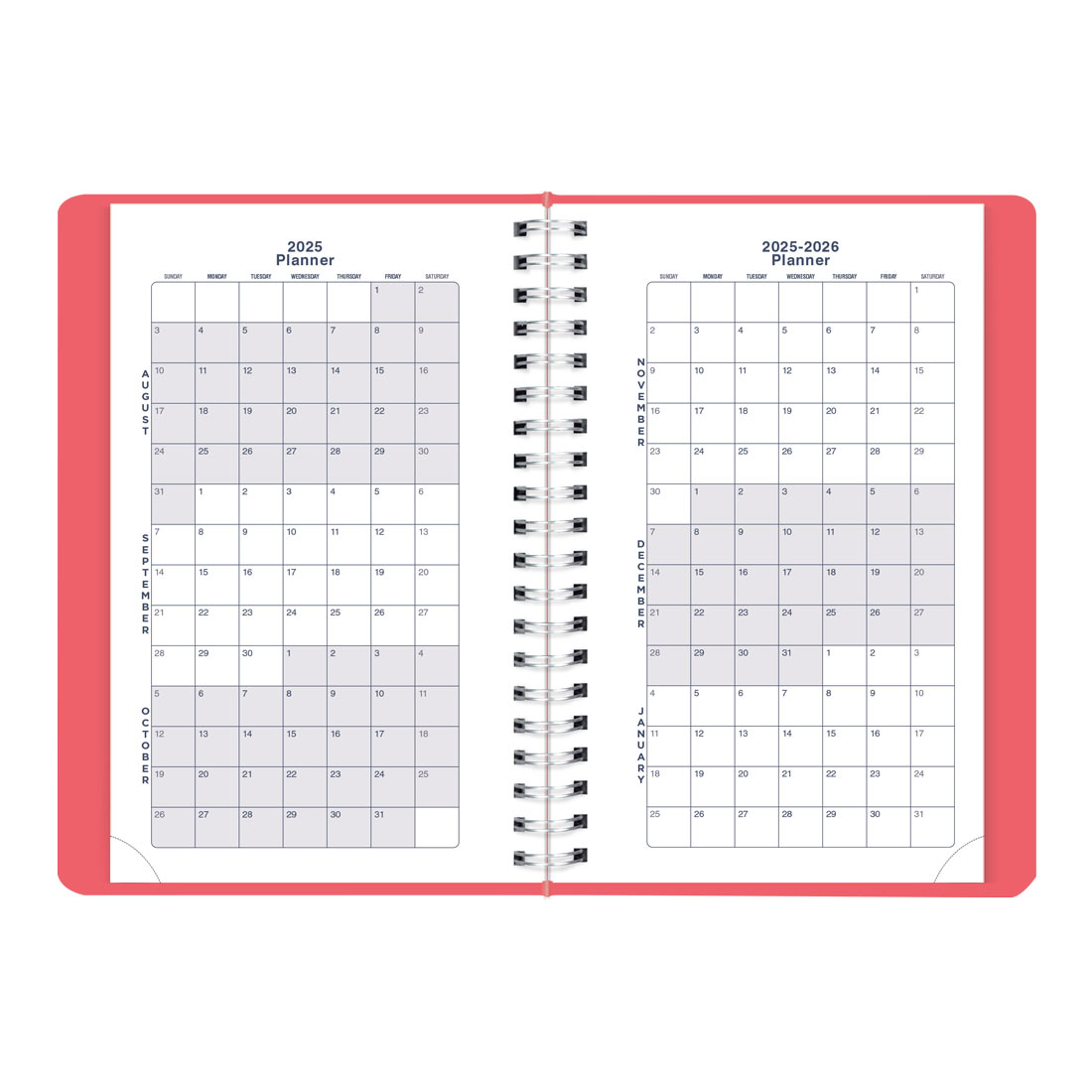 Academic Daily Planner, Fashion, 2025-2026, Blueline CA201F-26 #color_fashion-pink