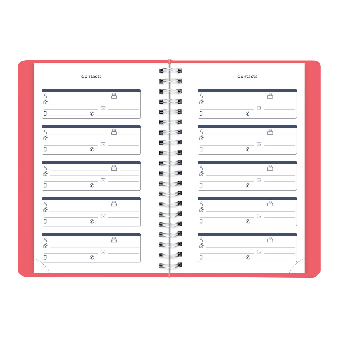 Academic Daily Planner, Fashion, 2025-2026, Blueline CA201F-26 #color_fashion-pink