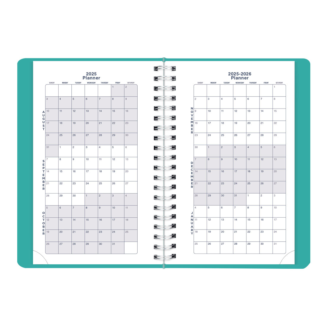 Academic Daily Planner, Fashion, 2025-2026, Blueline CA201F-26 #color_fashion-blue