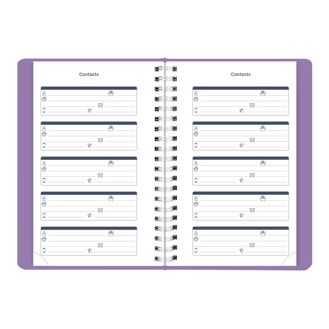 Academic Daily Planner, Fashion, 2025-2026, Blueline CA201F-26 #color_fashion-purple
