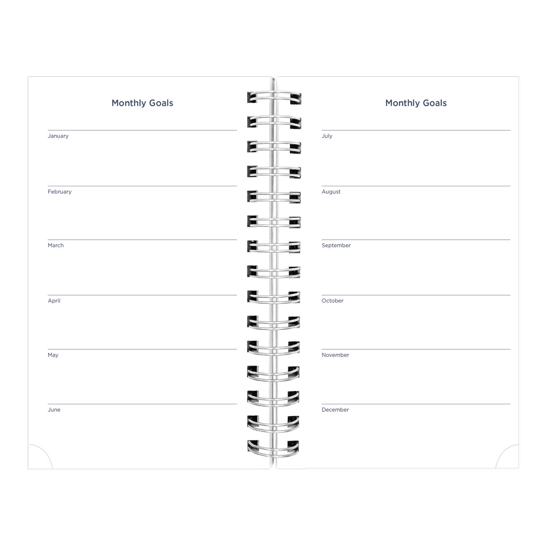 Academic Daily Planner, Blossom, 2025-2026, Blueline CA214PG-26 #color_blossom-white