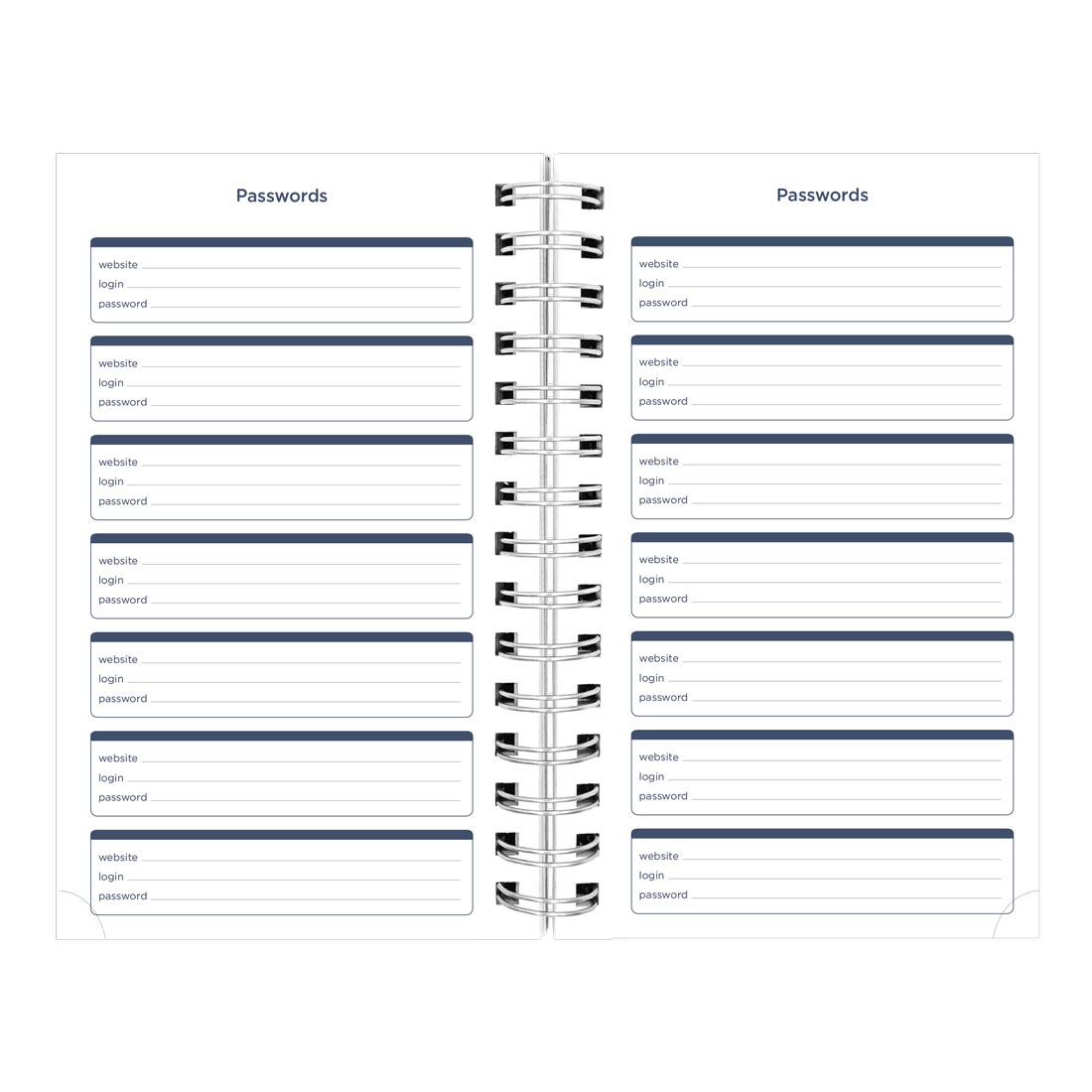 Academic Daily Planner, Blossom, 2025-2026, Blueline CA214PG-26 #color_blossom-white