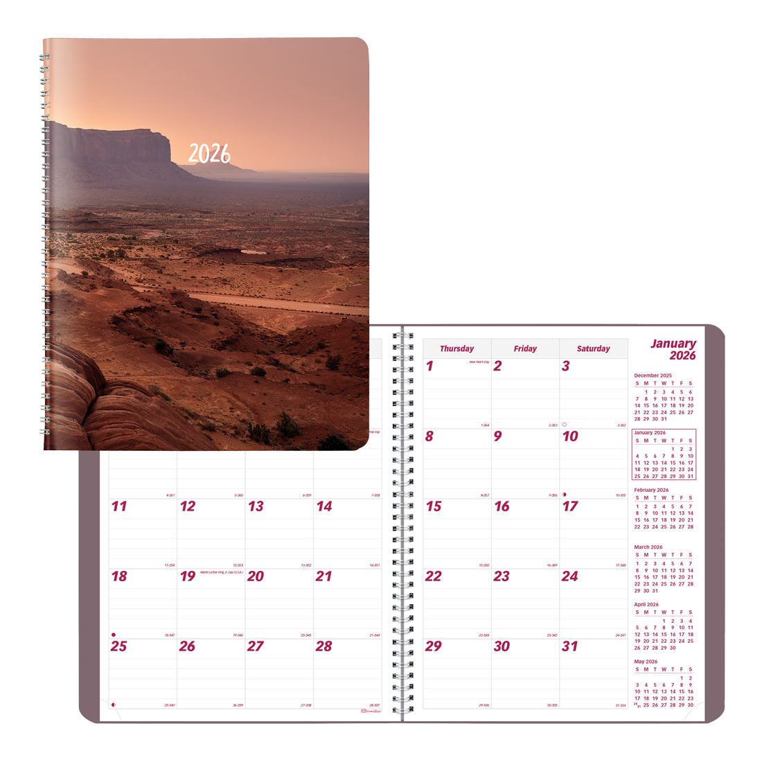 Brownline Mountain Monthly Planner, 2026 CB1262G.04-26 #color_canyon