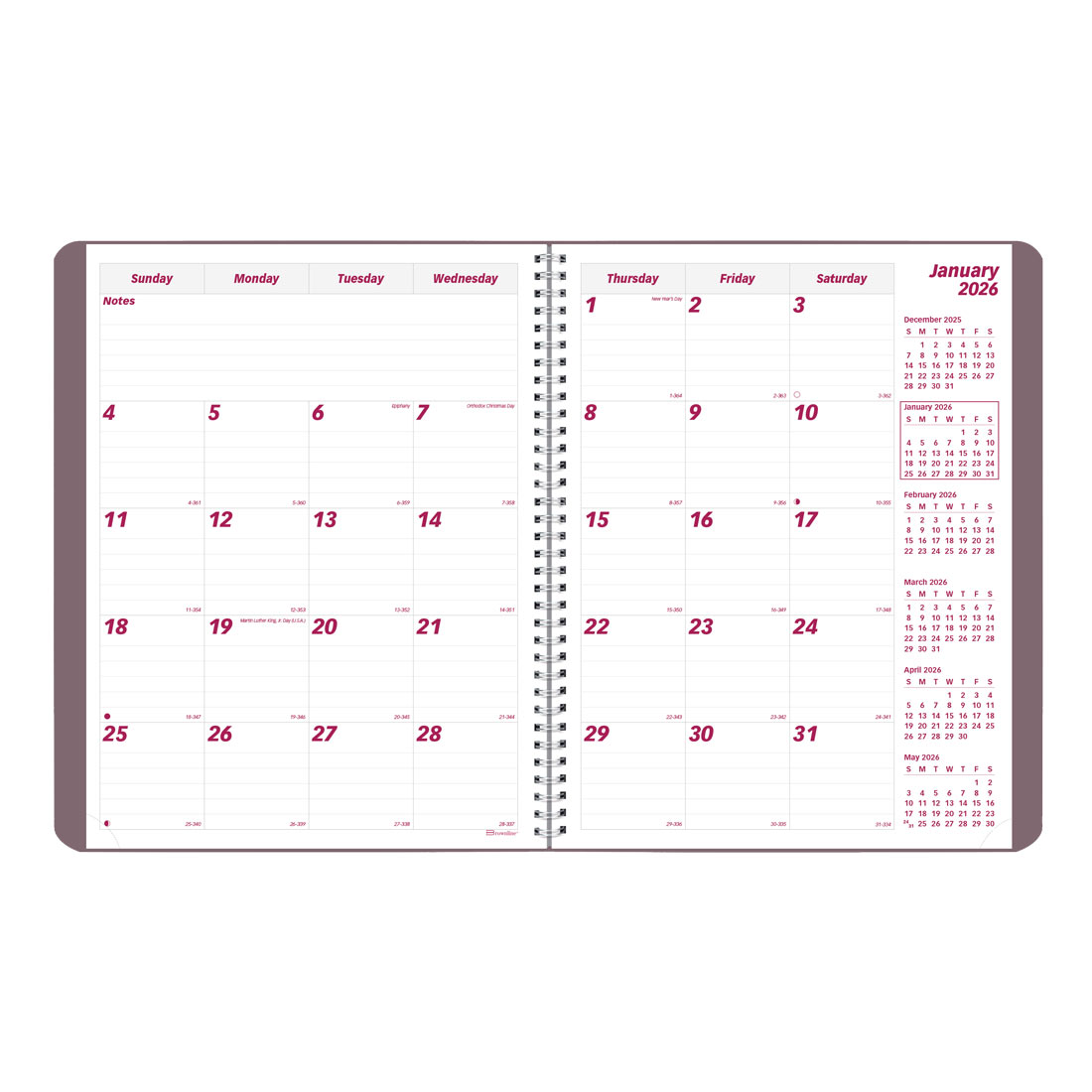 Brownline Mountain Monthly Planner, 2026 CB1262G.04-26 #color_canyon