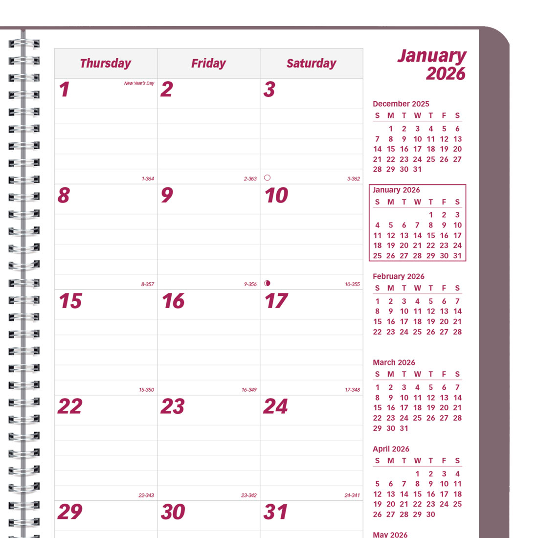 Brownline Mountain Monthly Planner, 2026 CB1262G.04-26 #color_canyon