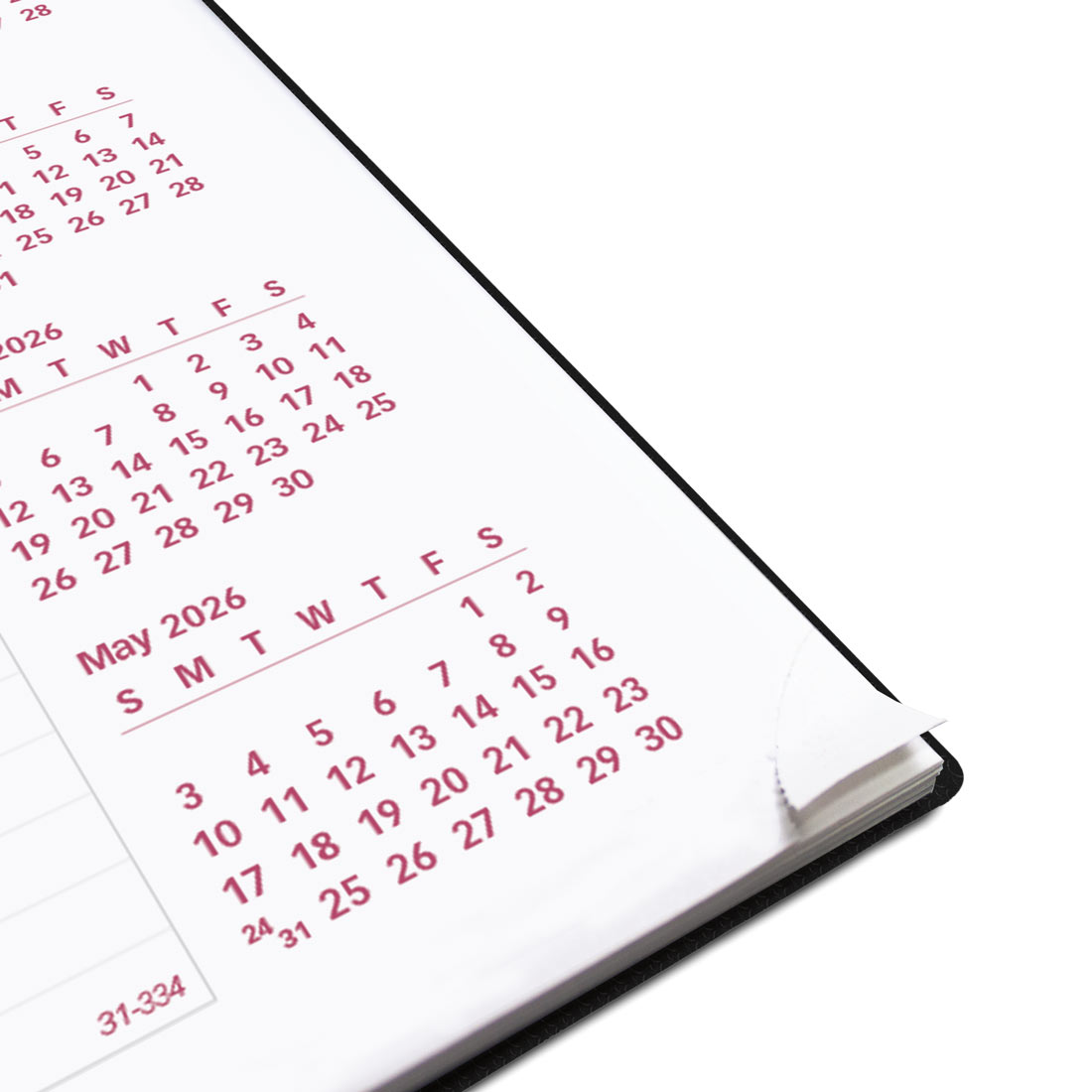Brownline DuraFlex Monthly Planner, Black, 2026 CB1200V.BLK-25