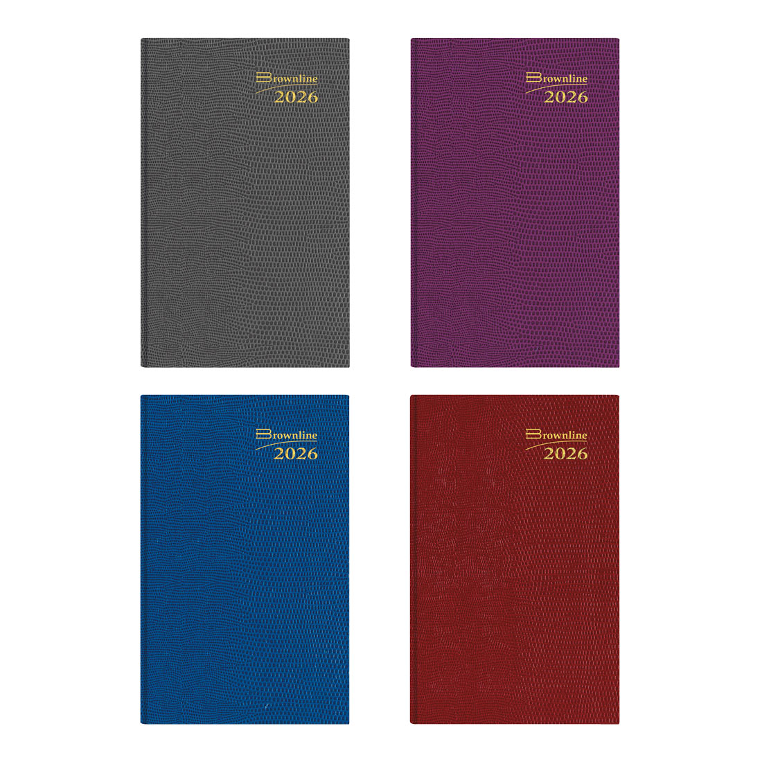 Brownline Weekly Pocket Planner, Assorted Colors, 2026 CB303.ASX-26