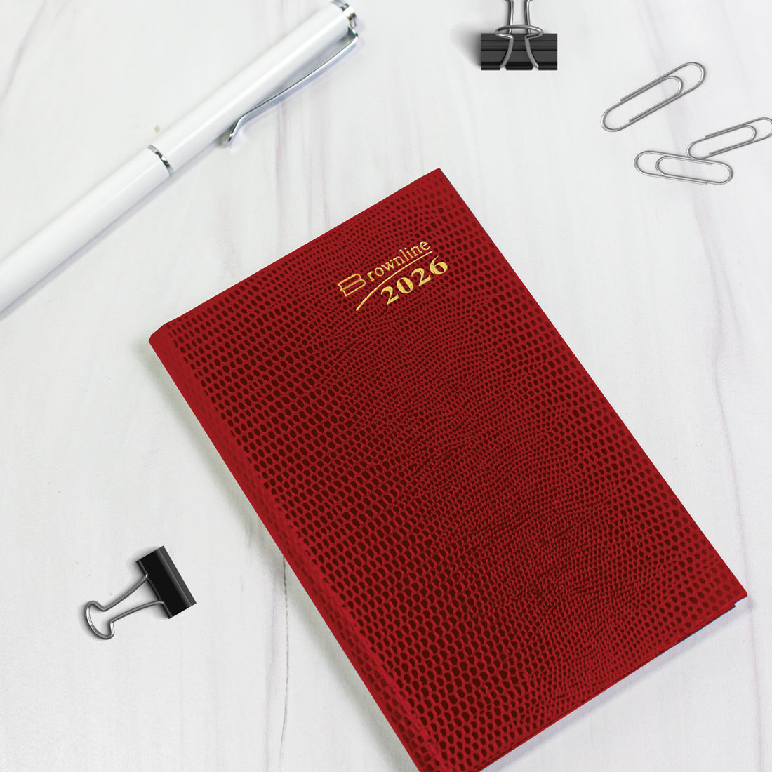 Brownline Weekly Pocket Planner, Assorted Colors, 2026 CB303.ASX-26