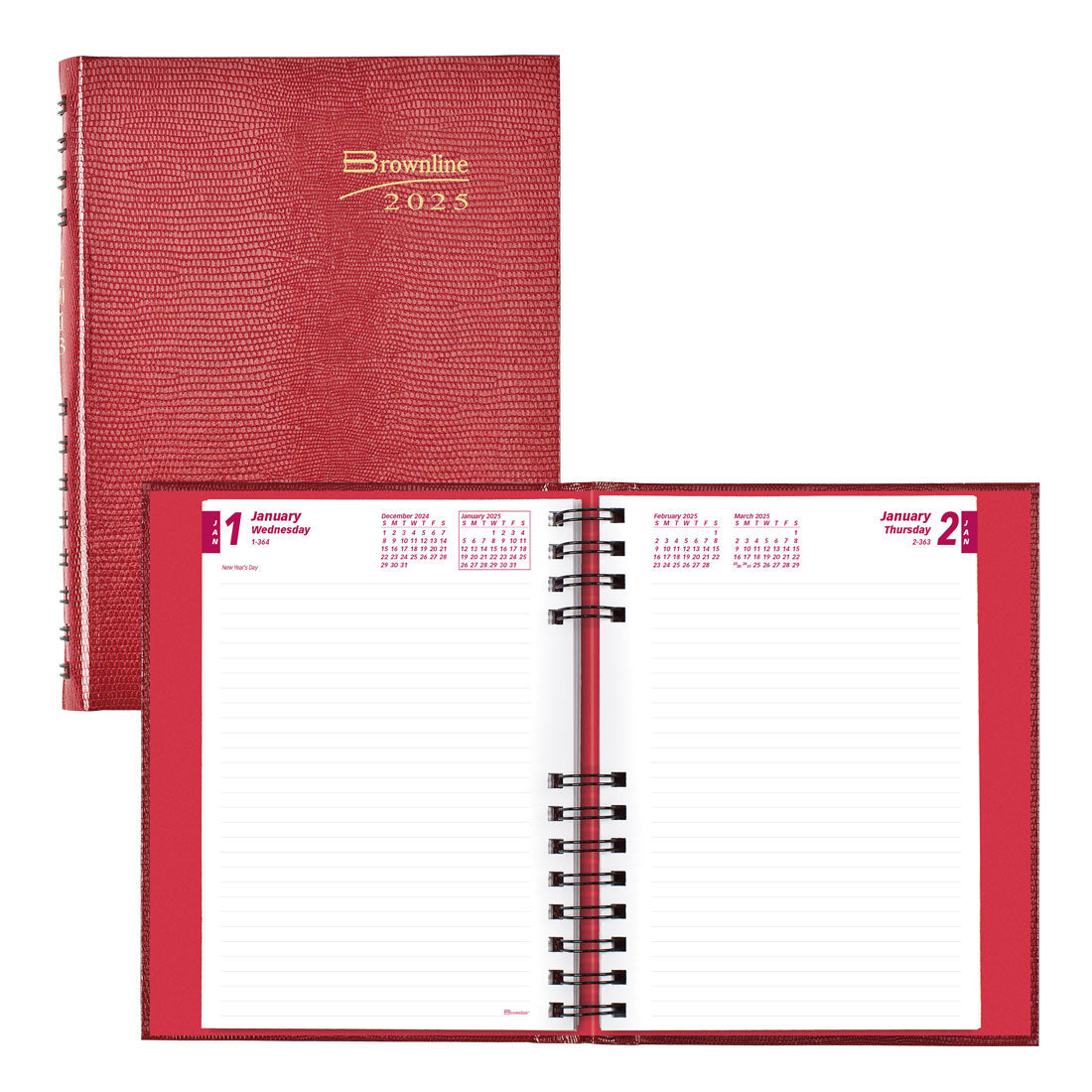 Brownline Coilpro Daily Planner 2025