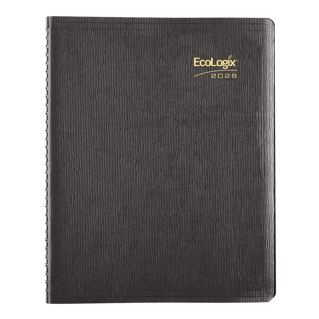 Brownline EcoLogix® Weekly Planner, Black, 2026 CB425W.BLK-26