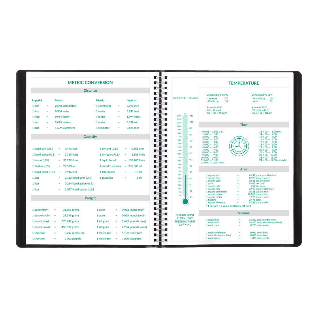 Brownline EcoLogix® Weekly Planner, Black, 2026 CB425W.BLK-26