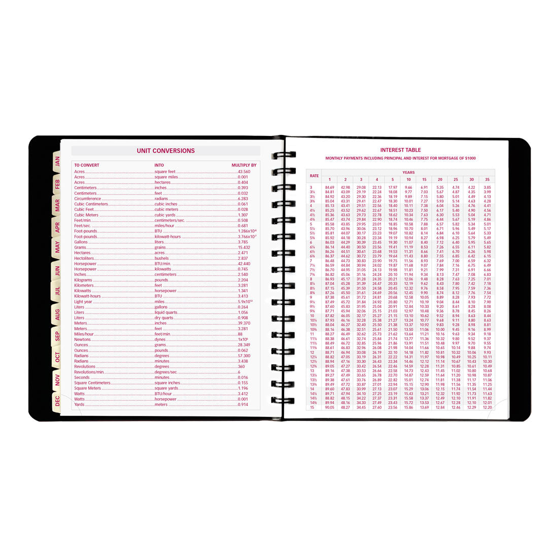 Brownline Essential Weekly Planner, Black, 2026 CB850.BLK-26