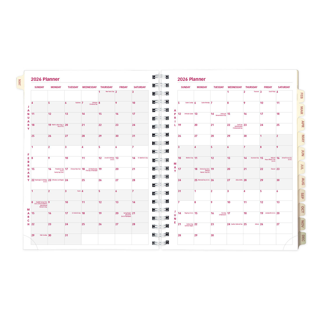 Brownline Refill 2026 (CB852R-26) for Essential Weekly Planner