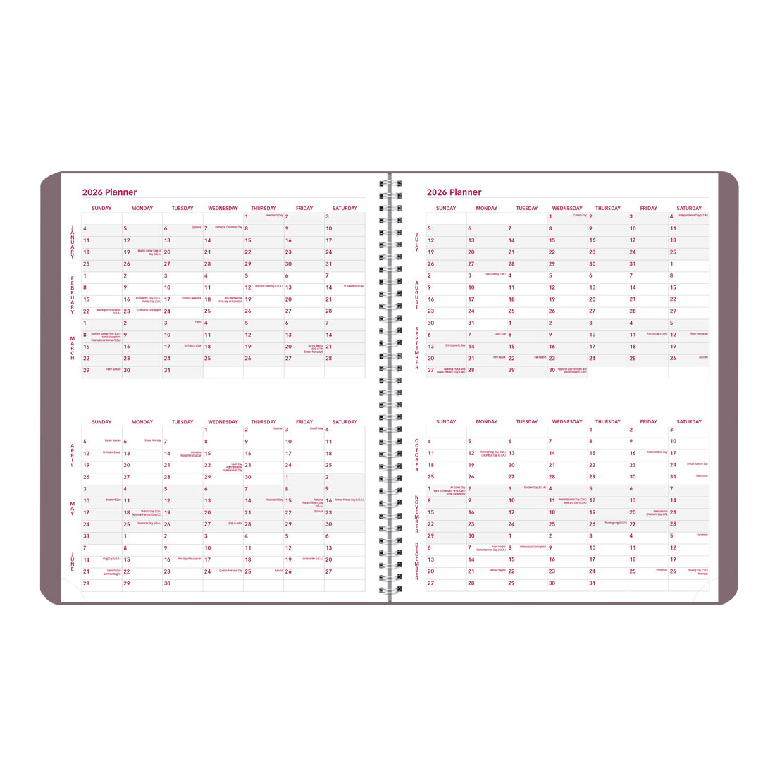 Brownline Mountain Weekly Appointment Book, 2026 CB950G.04-26 #color_canyon