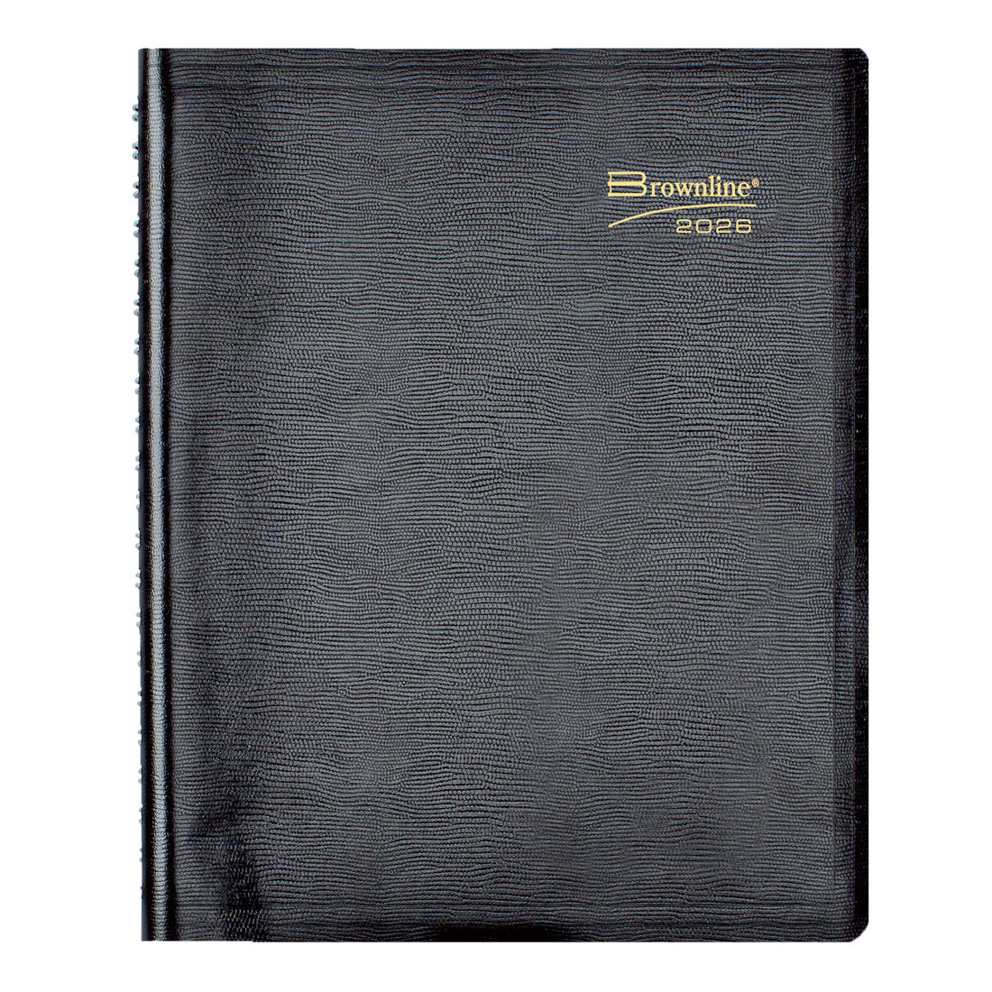Brownline Essential Daily Planner, Black, 2026 CB965.BLK-26