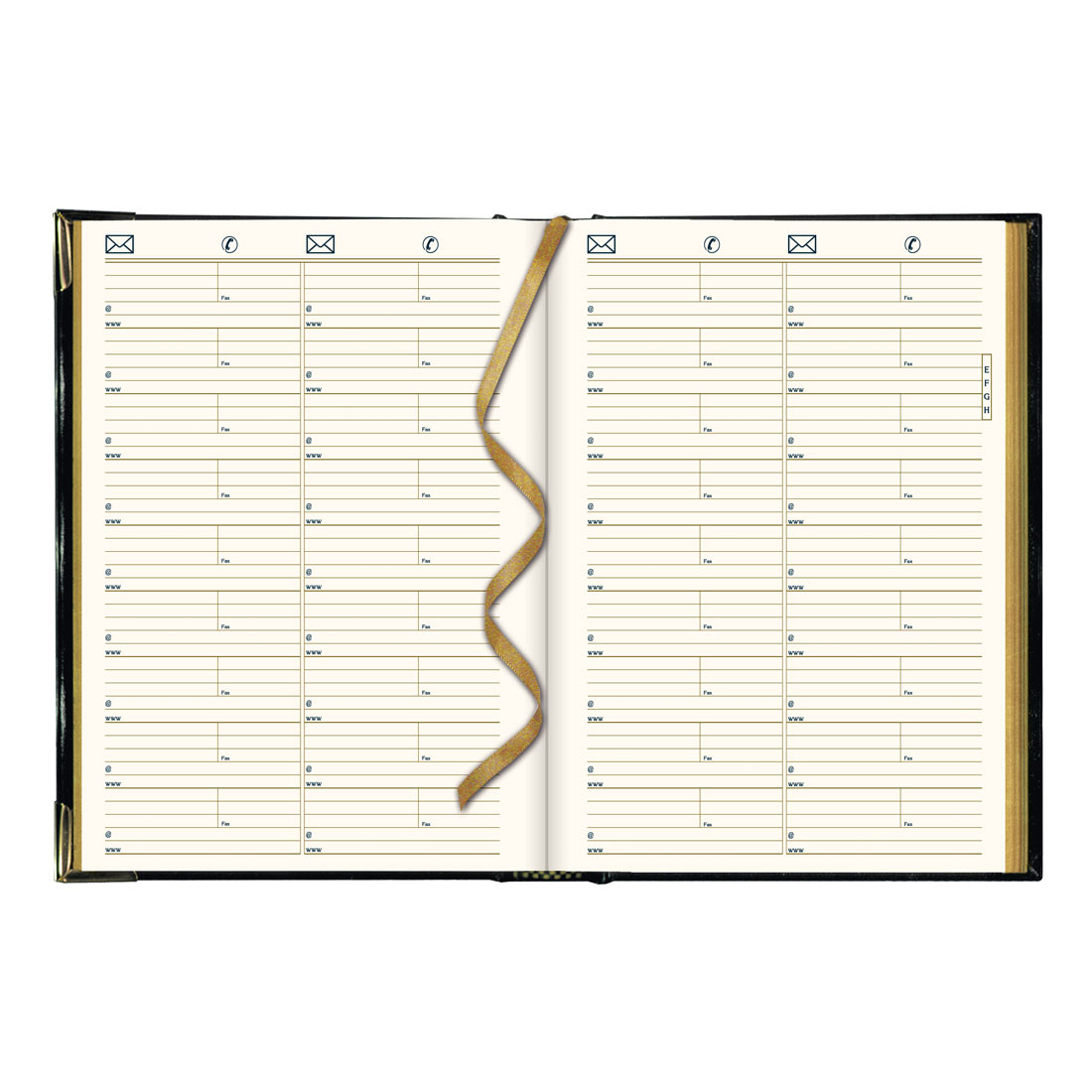Brownline Executive Daily Planner, Black, 2026 CBE514-26