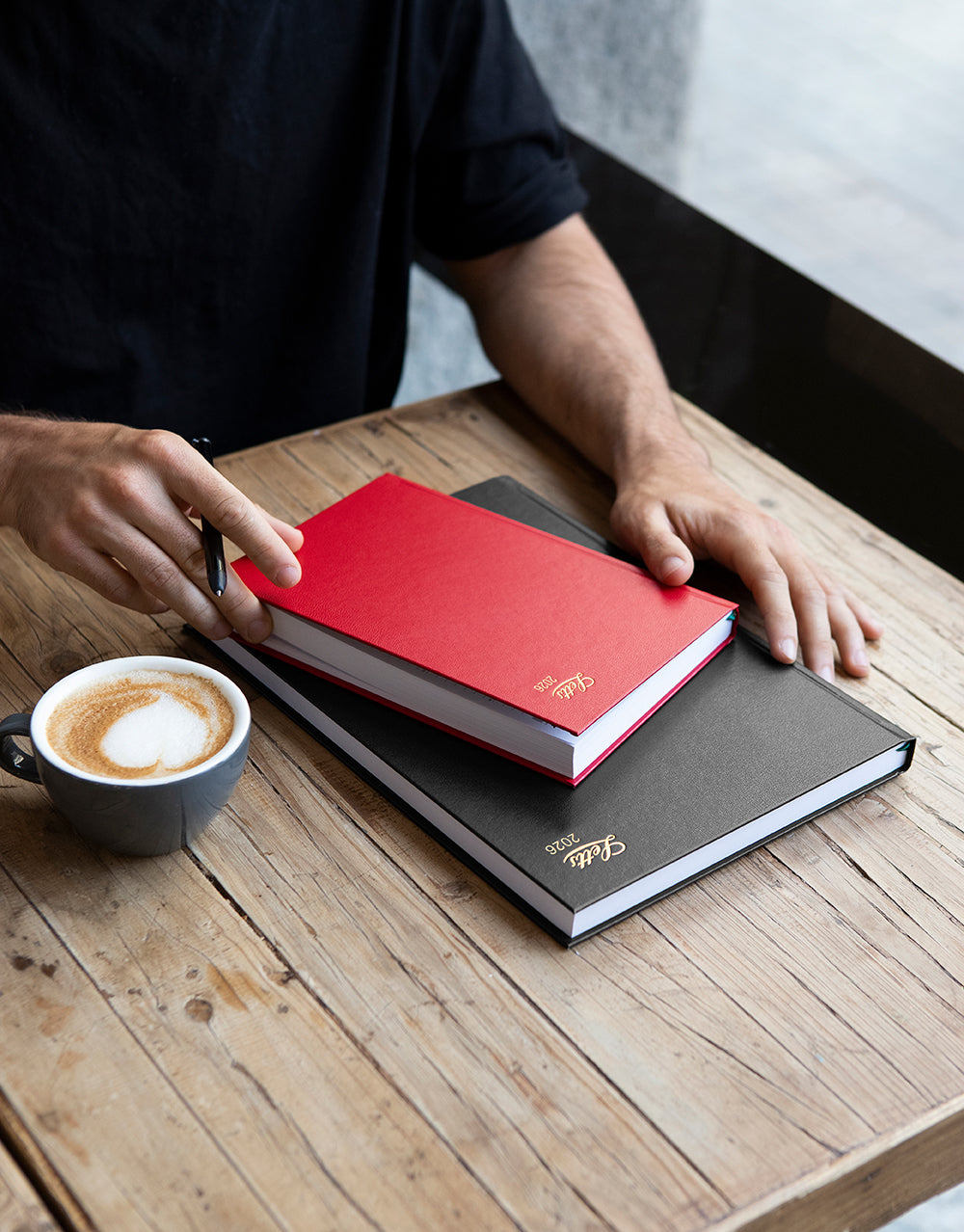 Letts of London Standard A4 Day to a Page Planner 2026 - English Black 26-C10ZBK #color_black