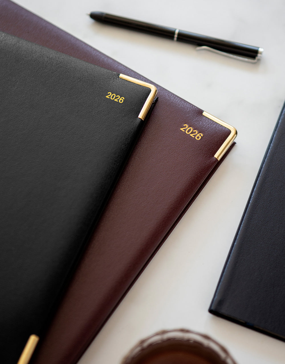 Letts of London Classic Slim Week to View Planner with Monthly Planners 2026 - English Black 26-T3SUBK color_black