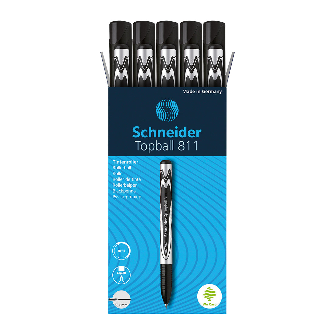 Topball 811 Rollerball 0.5mm, Box of 10#ink-color_black