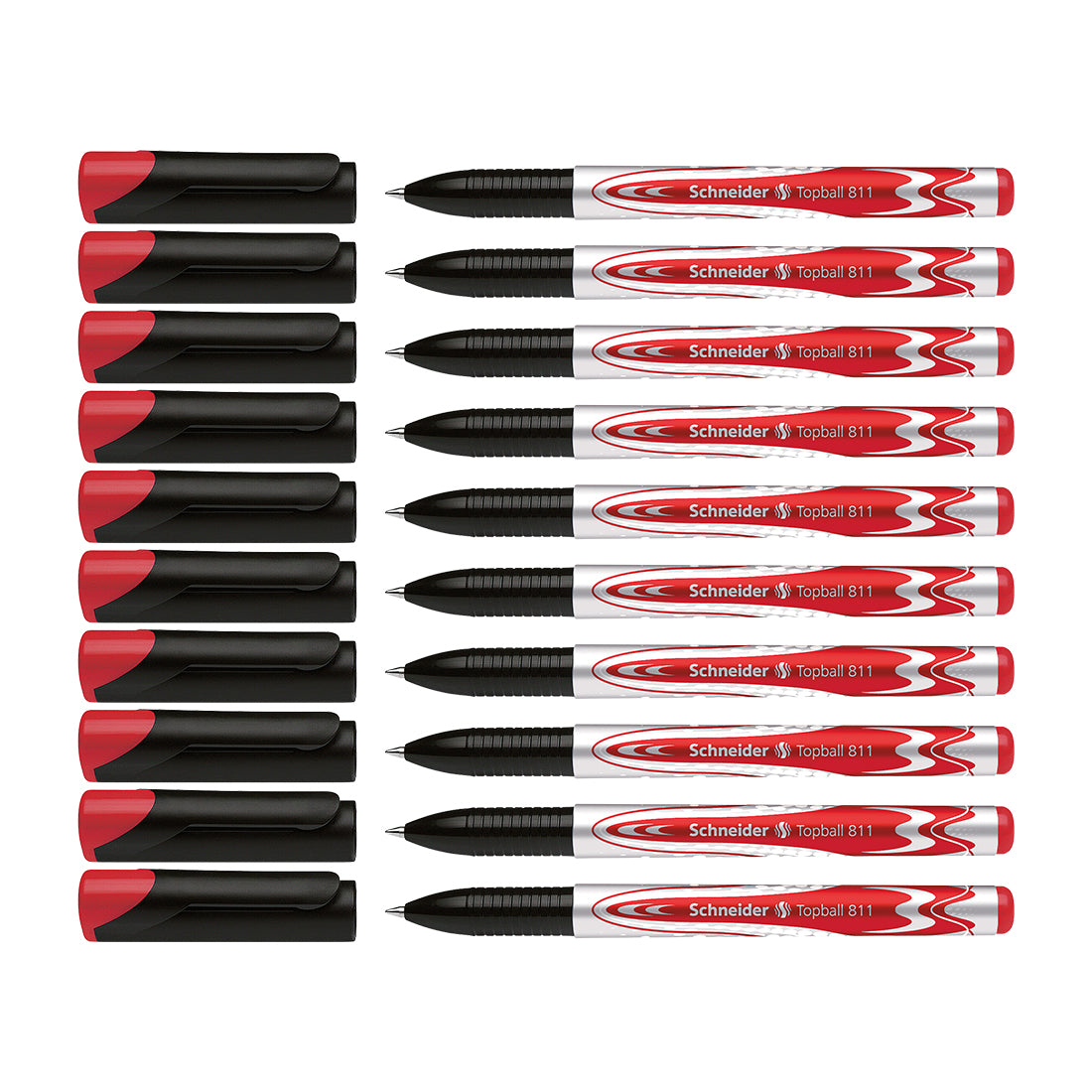 Topball 811 Rollerball 0.5mm, Box of 10#ink-color_red
