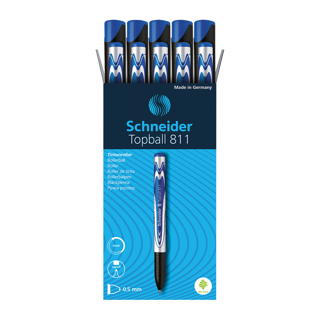 Topball 811 Rollerball 0.5mm, Box of 10#ink-color_blue