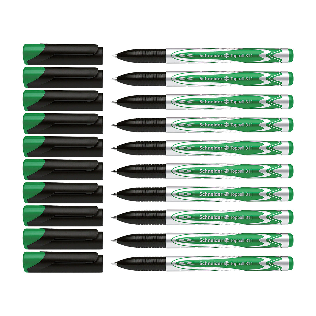 Topball 811 Rollerball 0.5mm, Box of 10#ink-color_green