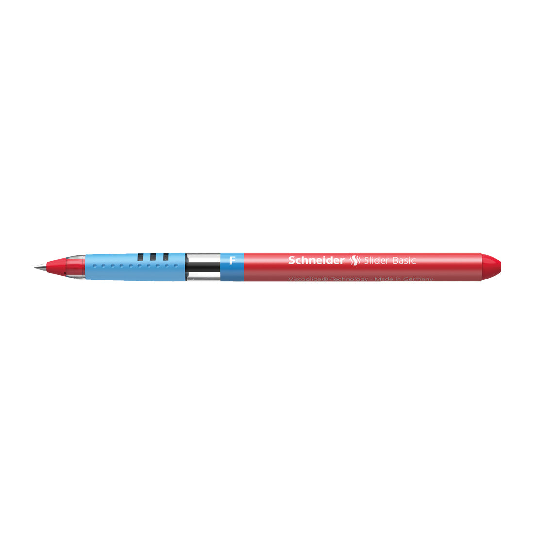 Slider BASIC Ballpoint Pens F, Box of 10#ink-color_red