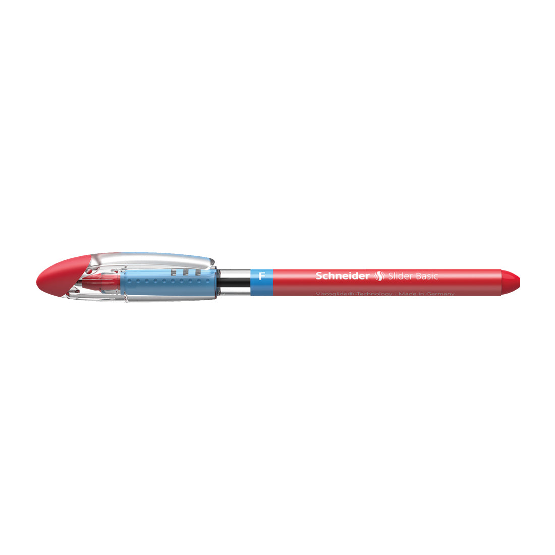 Slider BASIC Ballpoint Pens F, Box of 10#ink-color_red