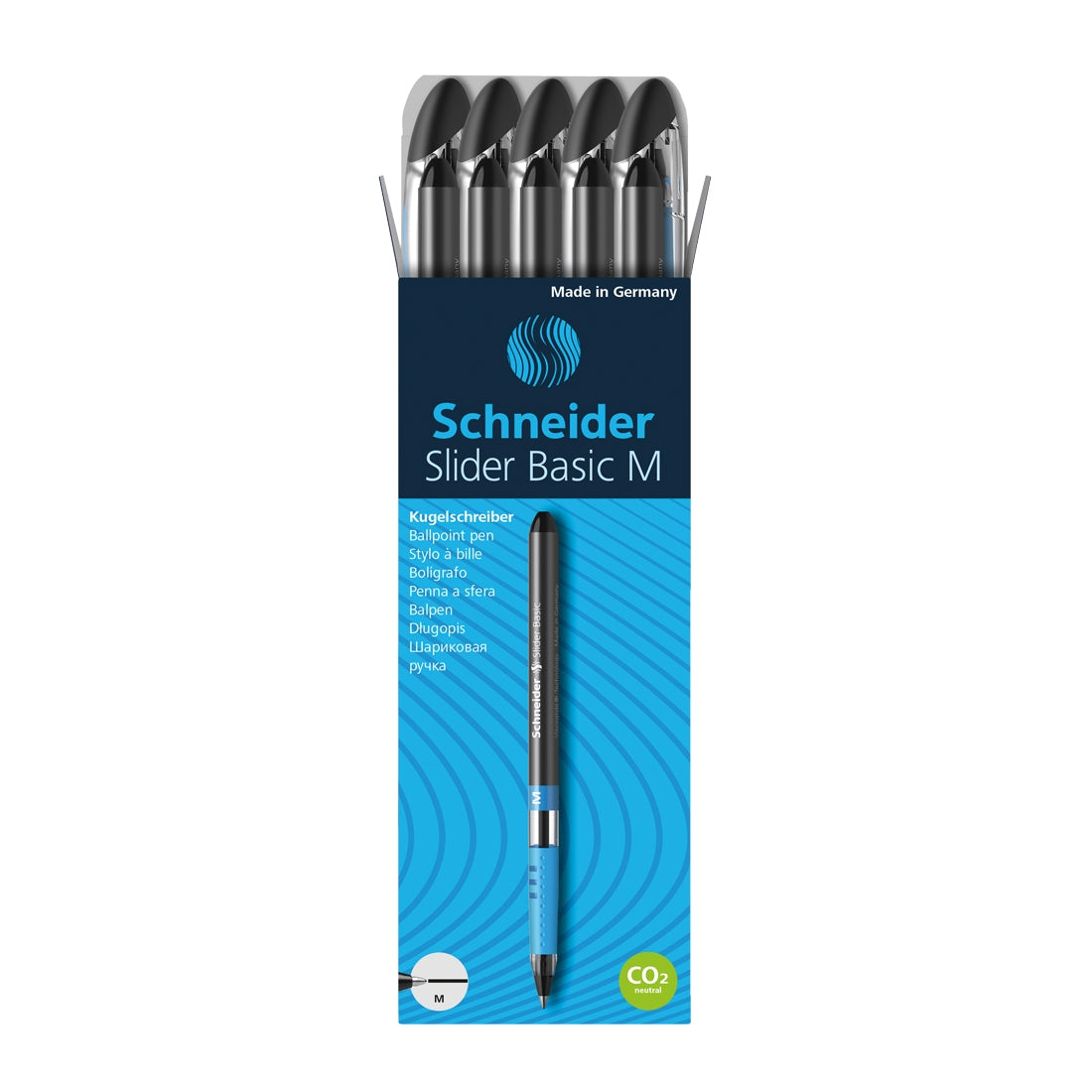 Slider BASIC Ballpoint Pens M, Box of 10#ink-color_black