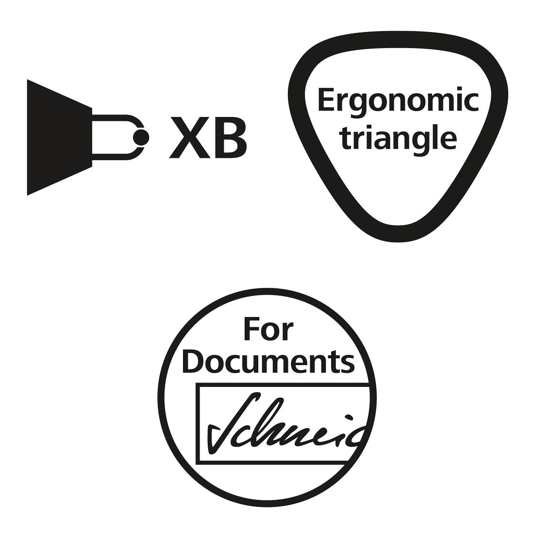 Edge Ballpoint Pen XB, Box of 10#ink-color_black