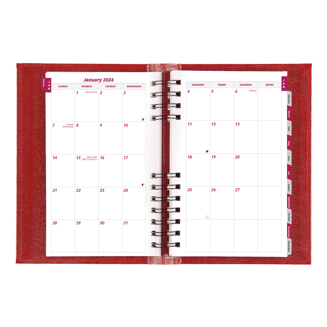 CoilPro Daily Planner 2024#color_red