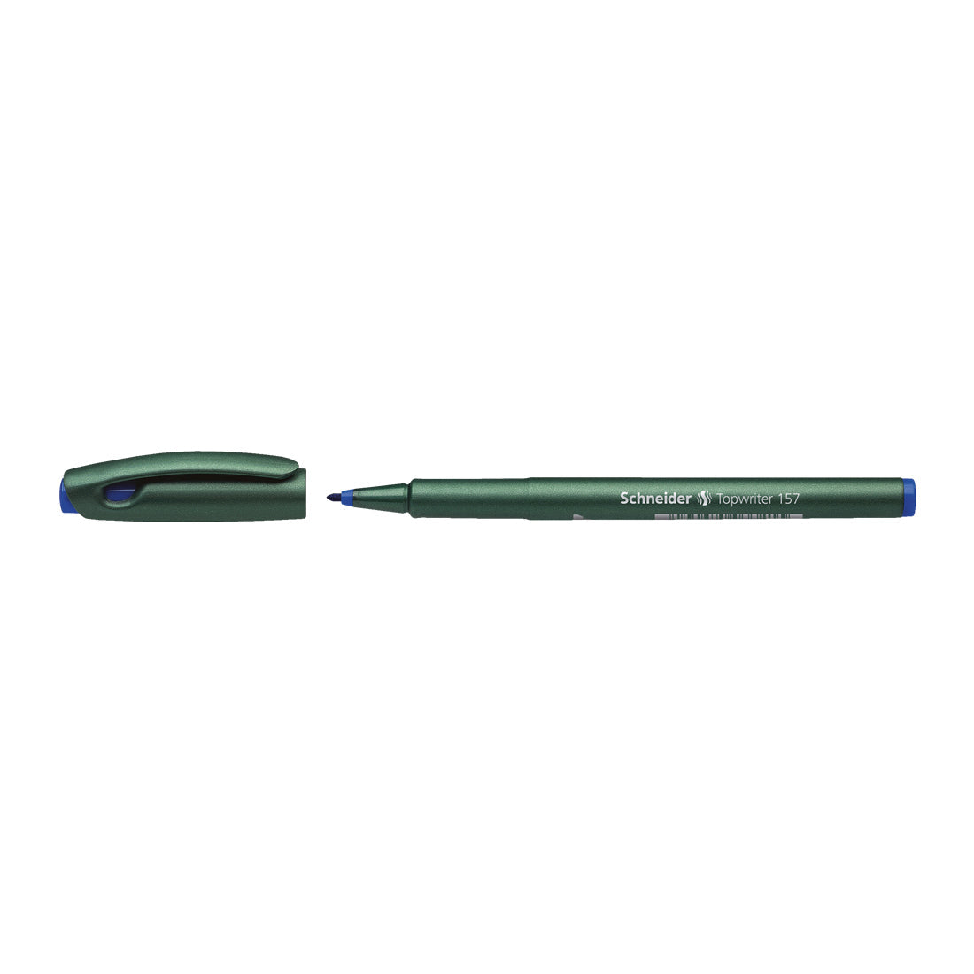Topwriter 157 Fibre Pen 0.8mm, Box of 10#ink-color_blue