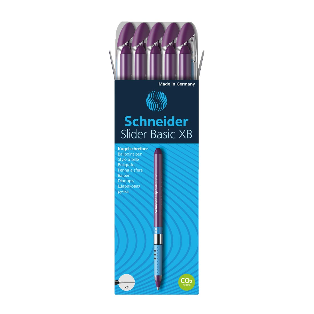 Slider BASIC Ballpoint Pens XB, Box of 10#ink-color_violet