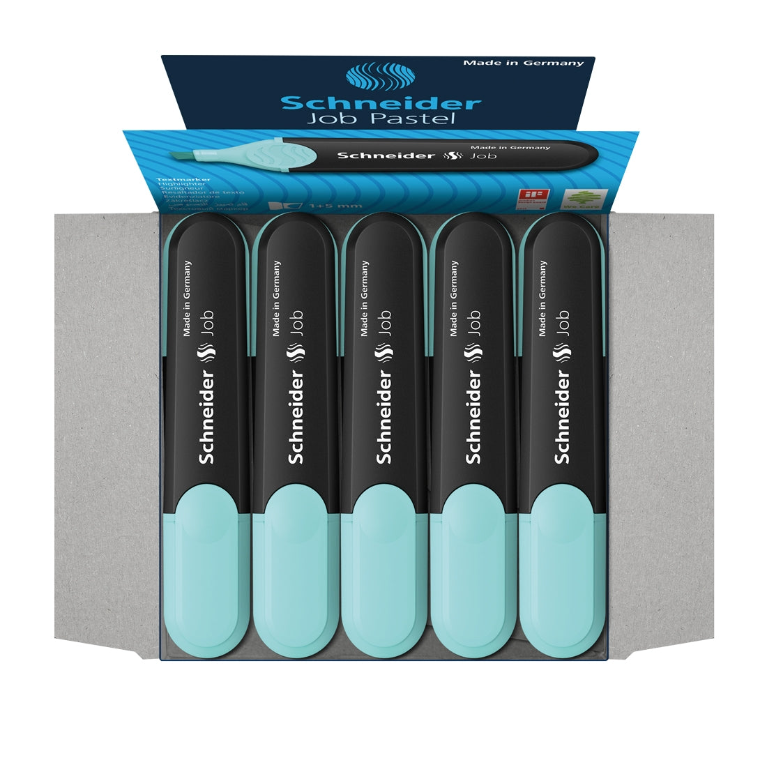 Job Pastel Highlighter, Box of 10un.#ink-color_hl-turquoise