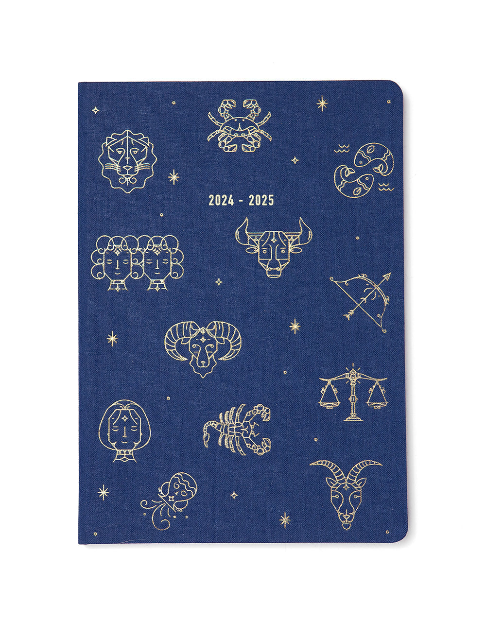 Zodiac A5 Week to View Planner 2024-2025 - Multilanguage#color_midnight
