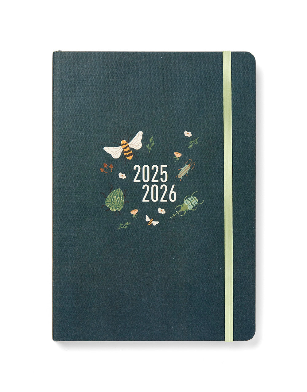 Letts Bumblebee A5 Week to View Planner 2025-2026 - Multilanguage 26-031907 #color_forest